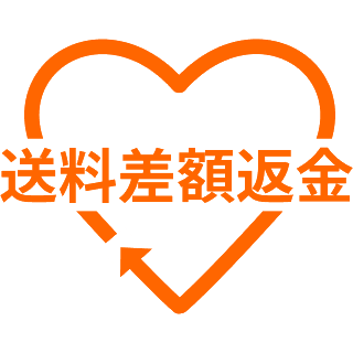 送料が安くなった際は差額を返金