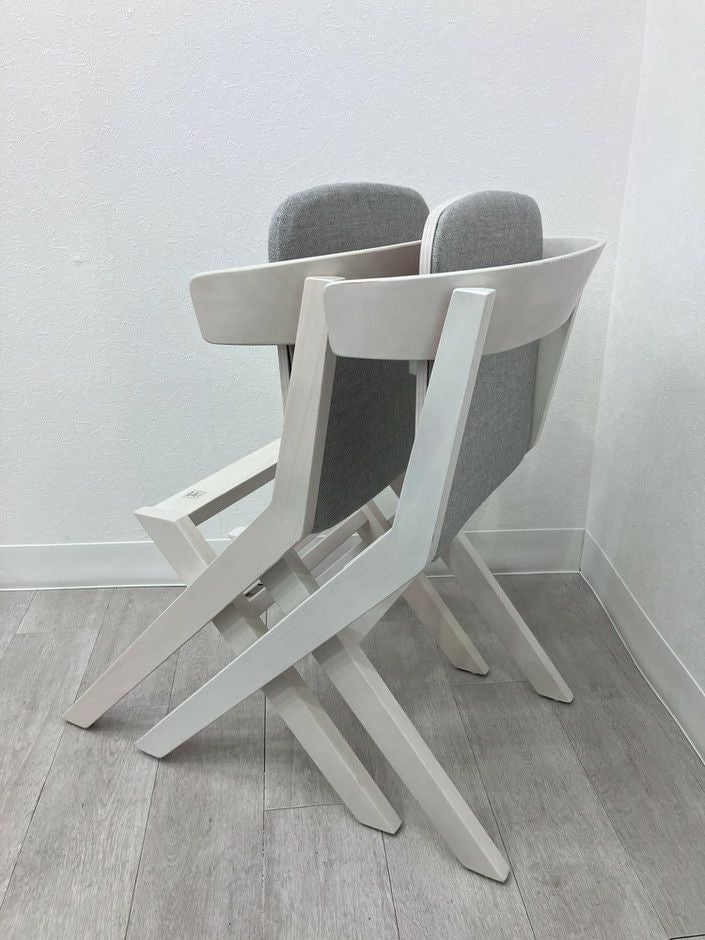 コクヨデイズオフィスウッドサイド(DAYS OFFICE wood side)シリーズ ネスティングチェア 2脚セット 商品画像5