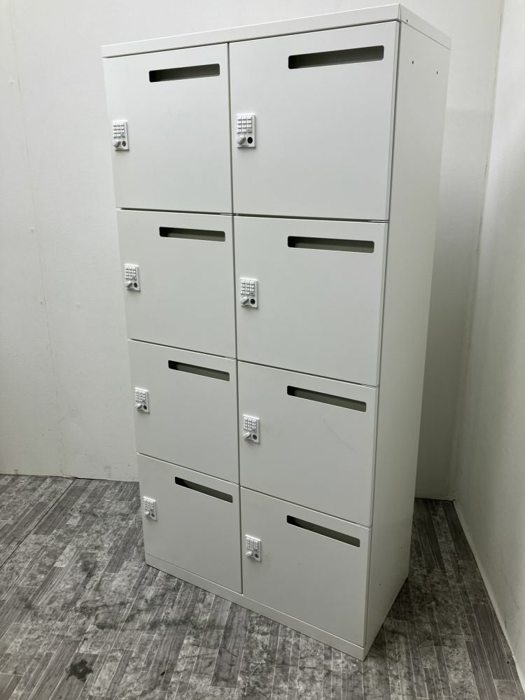 オカムラレクトラインシリーズ プッシュ錠式8人用パーソナルロッカー 商品画像2