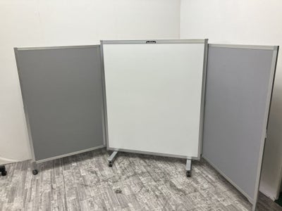 プラスTSスクリーンシリーズ ホワイトボード付スライド式3連結パーテーション 商品画像1