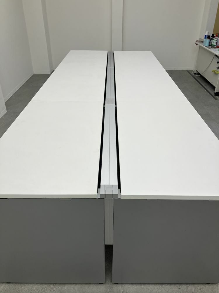 コクヨワークヴィスタ（WorkVista）シリーズ 6人用フリーアドレスデスク+ワゴンセット 商品画像4