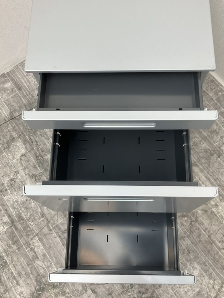 コクヨワークヴィスタ（WorkVista）シリーズ 6人用フリーアドレスデスク+ワゴンセット 商品画像9