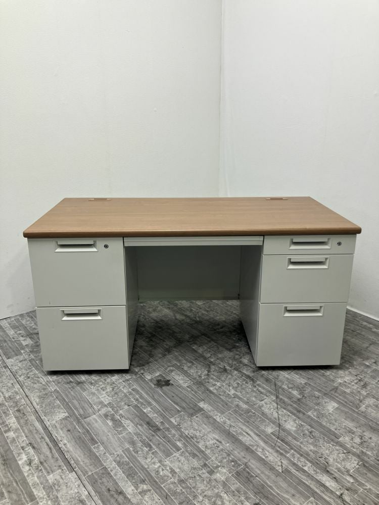 プラスリードシリーズ 1400両袖デスク 商品画像1