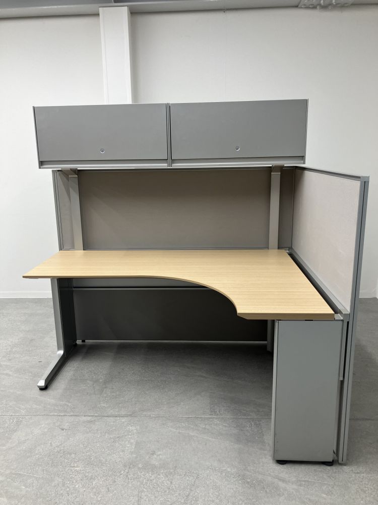 イトーキパネル・ストレージ付1540L型デスク 商品画像2