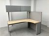 イトーキデスクパネル付き1540L型デスク 商品画像1