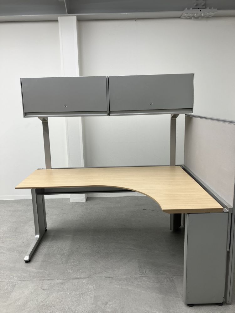 イトーキデスクパネル付き1540L型デスク 商品画像2