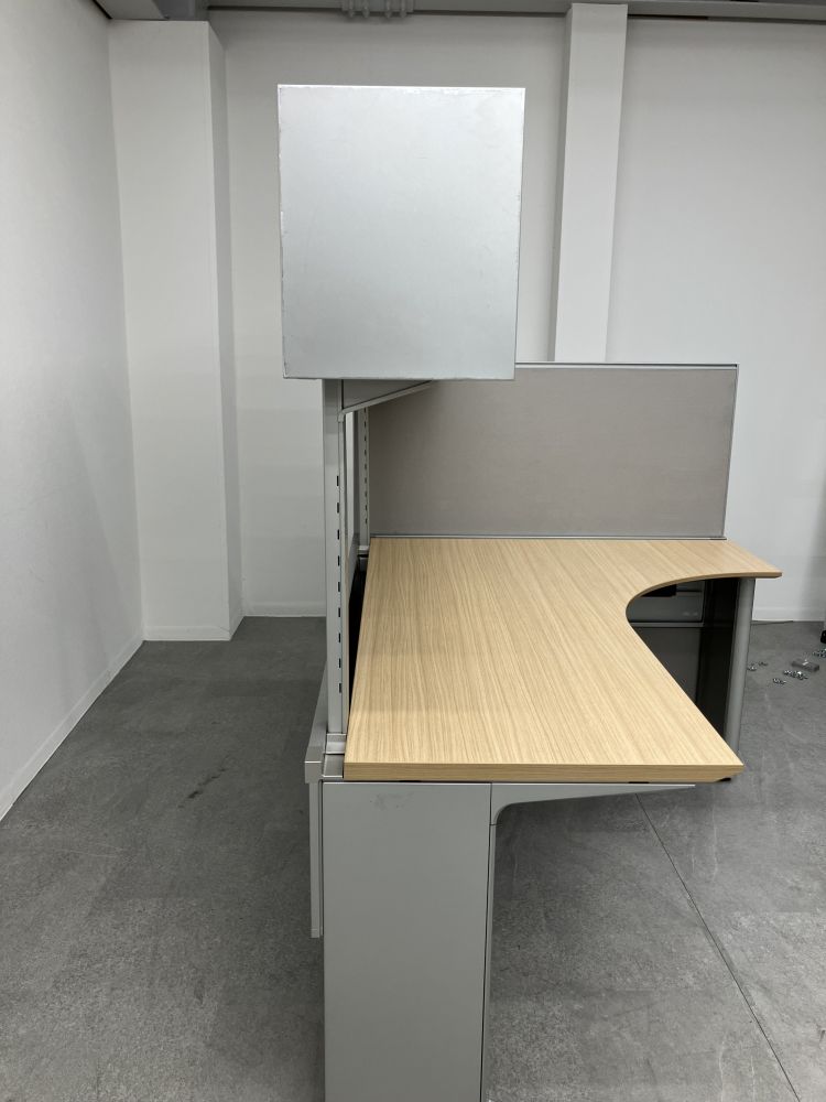 イトーキデスクパネル付き1540L型デスク 商品画像5