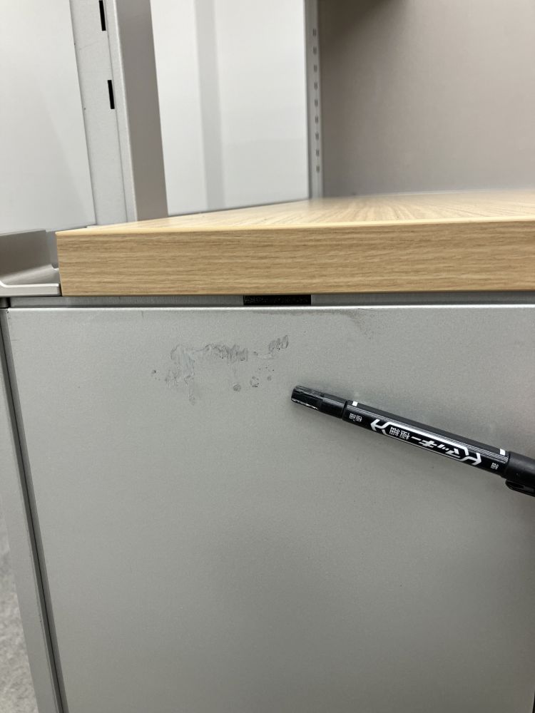 イトーキデスクパネル付き1540L型デスク 商品画像13