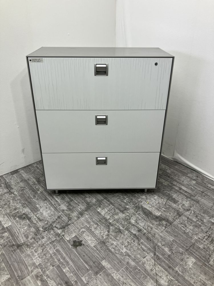 イトーキプラニティラインシリーズ 3段ラテラル書庫 商品画像1