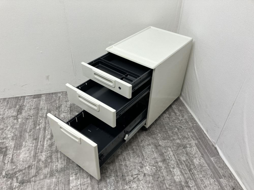 プラス1200平デスク＋ワゴンセット 商品画像9