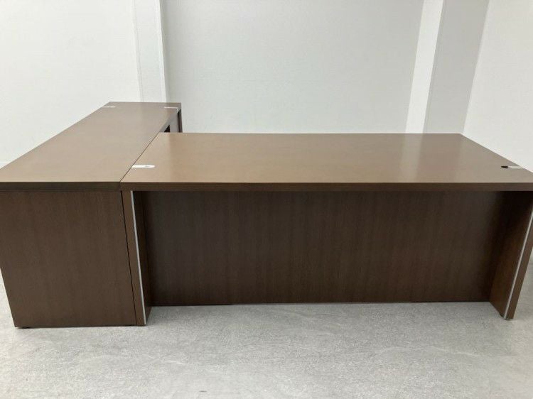 コクヨN650シリーズ 役員室用1800両袖デスク+サイドテーブルセット 商品画像3