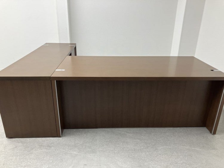 コクヨN650シリーズ 役員室用1800両袖デスク+サイドテーブルセット 商品画像3