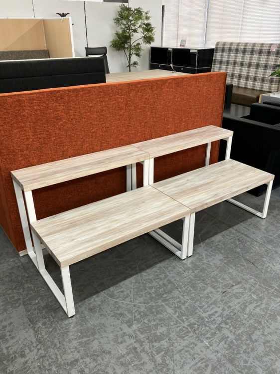 オカムラAlt Piazza(アルトピアッツァ)シリーズ ステップベンチ2台セット　 商品画像1