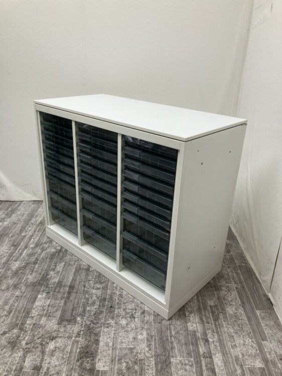 オカムラレクトラインシリーズ 天板付クリアケース書庫 商品画像2