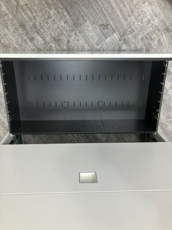 オカムラレクトラインシリーズ 天板付3段ラテラル書庫 商品画像6