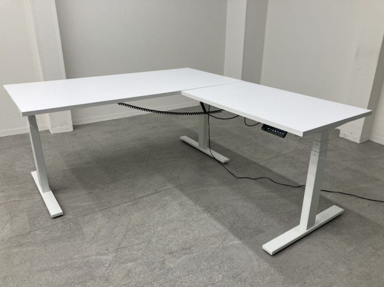 L型電動昇降デスク 商品画像1