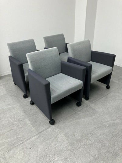 ウチダ（内田洋行）応接会議チェア4脚セット 商品画像1