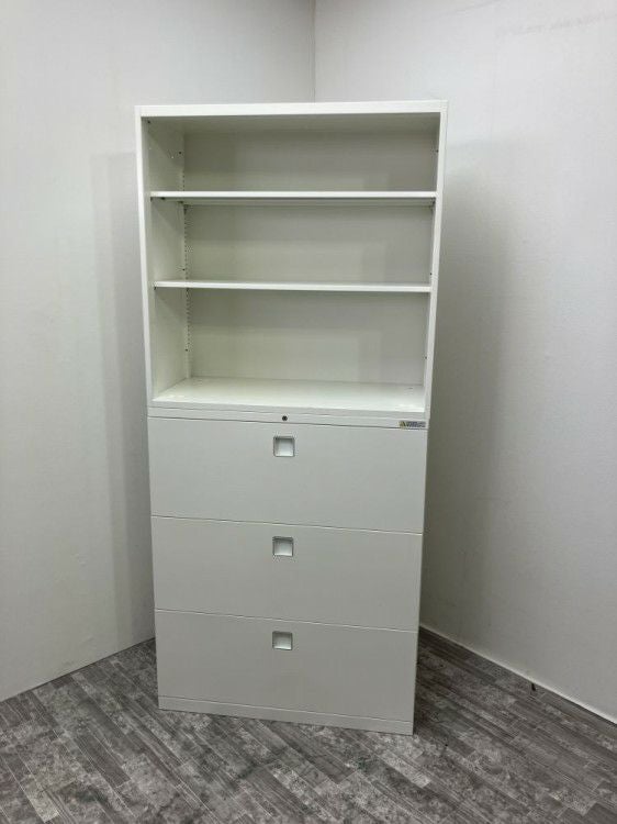 オカムラ 3段ラテラル・オープン上下書庫 | 無限堂ネットショップ