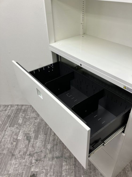 オカムラレクトラインシリーズ 3段ラテラル・オープン上下書庫 商品画像5