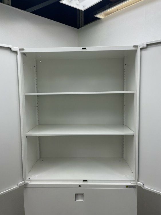 オカムラレクトラインシリーズ 両開きラテラル上下書庫 商品画像5