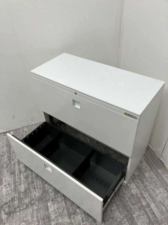 オカムラレクトラインシリーズ 天板付2段ラテラル書庫 商品画像6