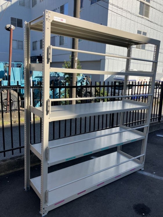 転落防止バー付き中量棚 商品画像2