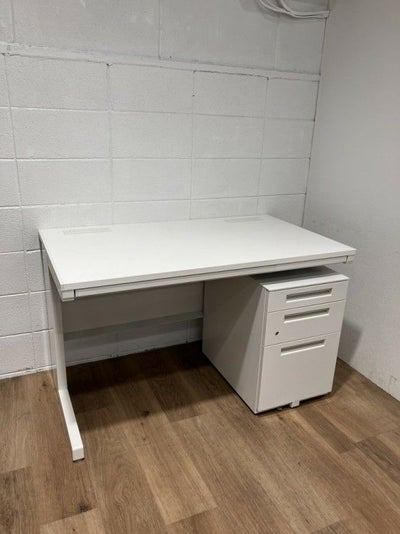 INABA/イナバデュエナシリーズ　Ｓタイプ 1200平デスク+ワゴンセット 商品画像1