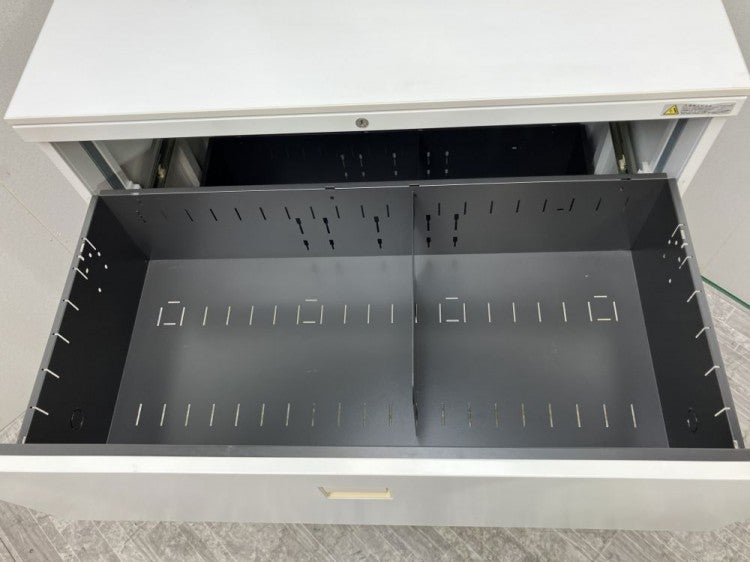 オカムラレクトラインシリーズ 天板付3段ラテラル書庫 商品画像6
