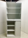 オカムラレクトラインシリーズ ガラススライド上下書庫 商品画像5