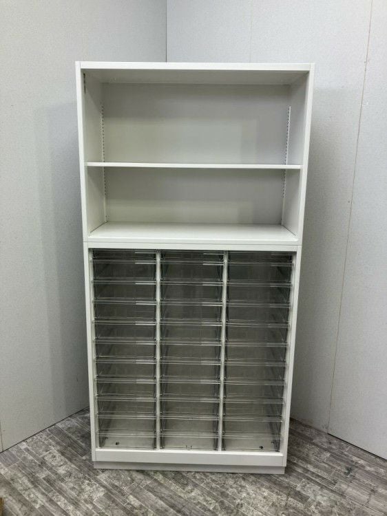 イトーキシンラインシリーズ A4クリアケース・オープン上下書庫 商品画像1