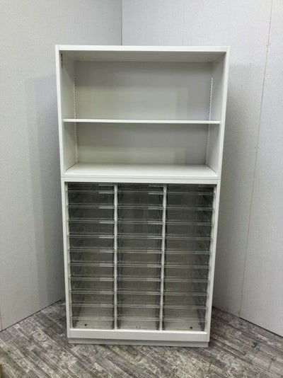 イトーキシンラインシリーズ A4クリアケース・オープン上下書庫 商品画像1