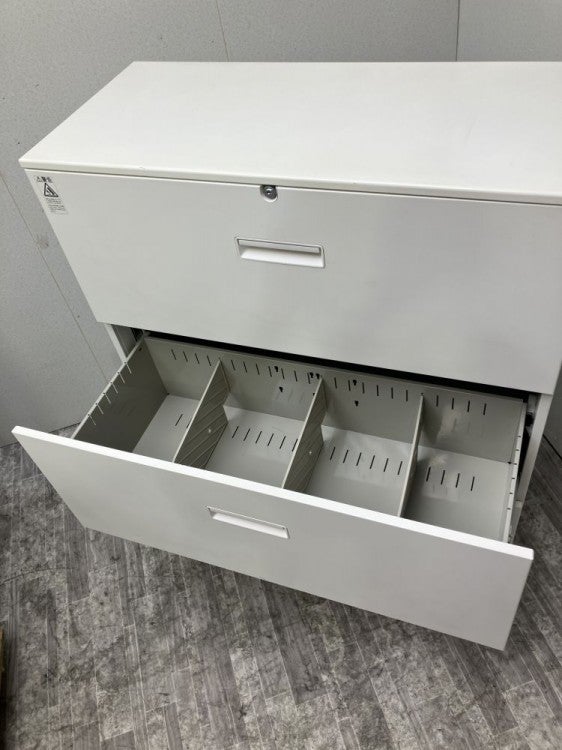 ナイキ天板付3段ラテラル書庫 商品画像5