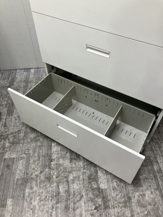 ナイキ天板付3段ラテラル書庫 商品画像6