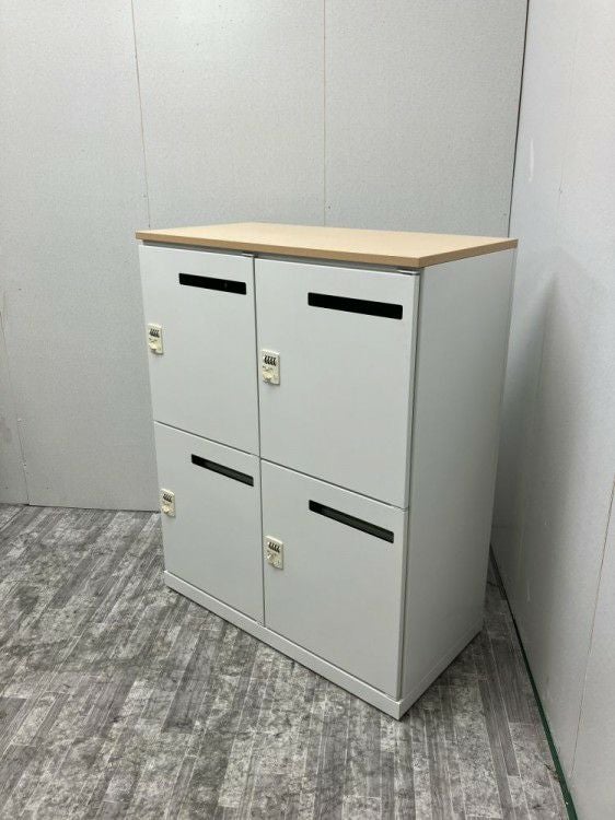 ナイキCWシリーズ ダイヤル式天板付4人用パーソナルロッカー	 商品画像2