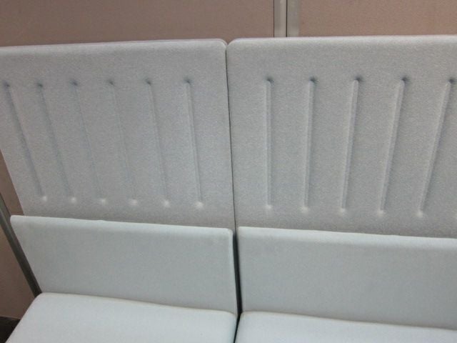 オカムラ パネル付ブースソファ 3点セット 5