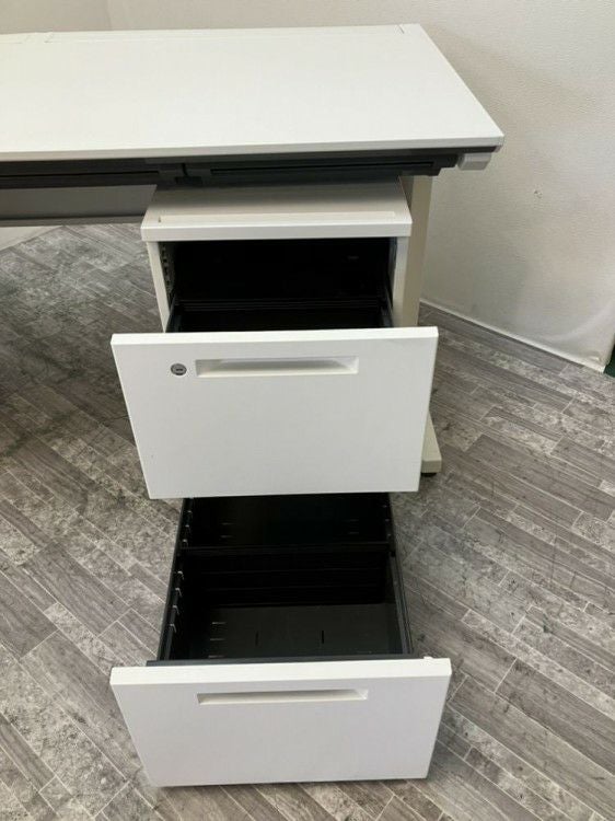 コクヨisシリーズ 1600平デスク＋ワゴン3点セット 商品画像8