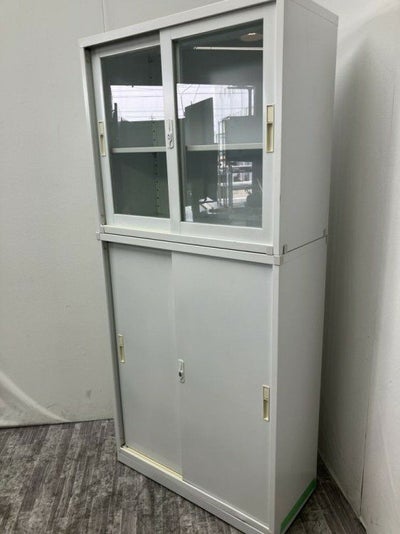 引違い・ガラス引違い上下書庫 商品画像1
