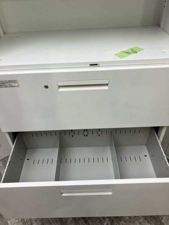 ウチダ（内田洋行）HS(ハイパーストレージ)シリーズ 3段ラテラル・両開き上下書庫 商品画像6