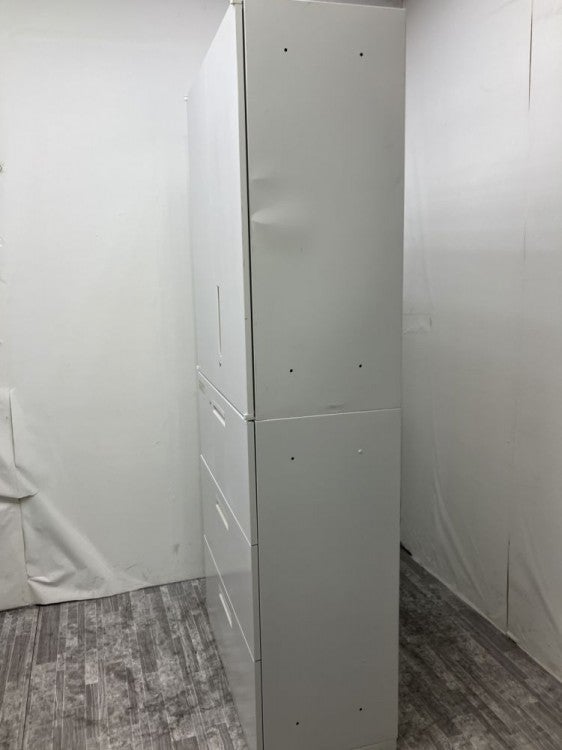 ウチダ（内田洋行）HS(ハイパーストレージ)シリーズ 3段ラテラル・両開き上下書庫 商品画像9