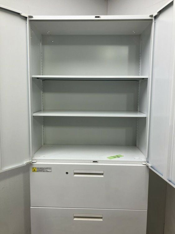 ウチダ（内田洋行）HS(ハイパーストレージ)シリーズ 3段ラテラル・両開き上下書庫 商品画像3