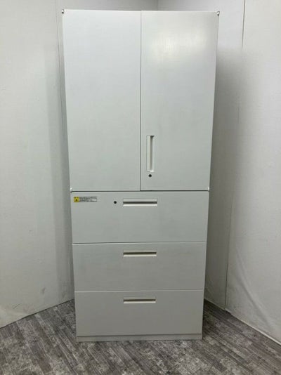 ウチダ（内田洋行）HS(ハイパーストレージ)シリーズ 3段ラテラル・両開き上下書庫 商品画像1