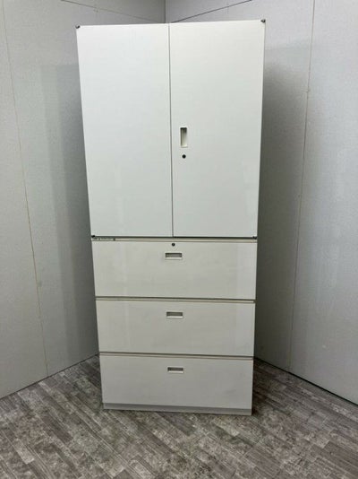 イトーキシンラインシリーズ 3段ラテラル・両開き上下書庫 商品画像1