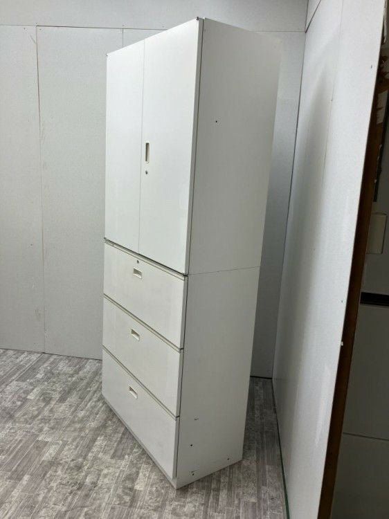 イトーキシンラインシリーズ 3段ラテラル・両開き上下書庫 商品画像3