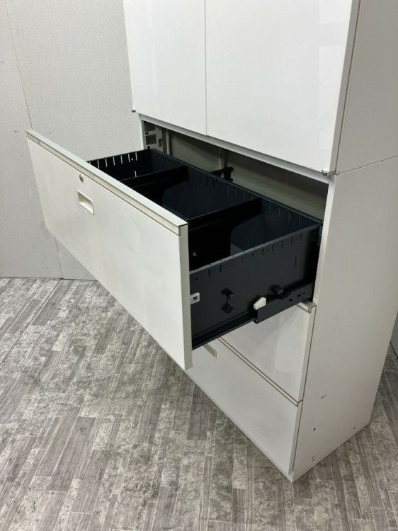 イトーキシンラインシリーズ 3段ラテラル・両開き上下書庫 商品画像6