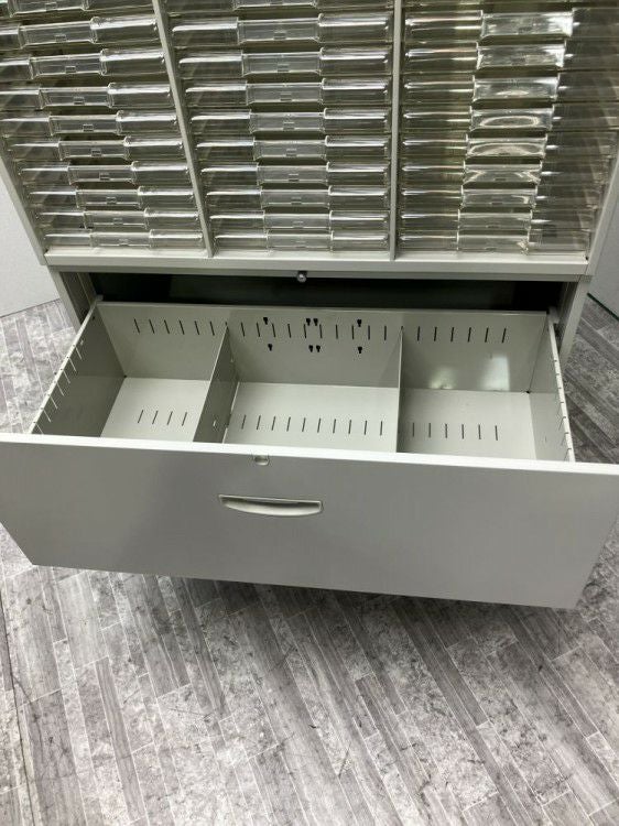 ナイキNWシリーズ 2段ラテラル・クリアケース上下書庫 商品画像6