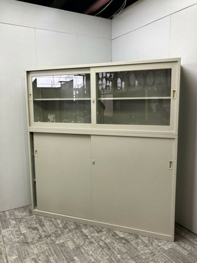 SEIKO FAMILY（生興） ガラス引違い・引違い上下書庫 商品画像1