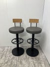 オカムラハイチェア2脚セット 商品画像2
