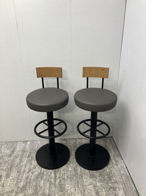 オカムラハイチェア2脚セット 商品画像3