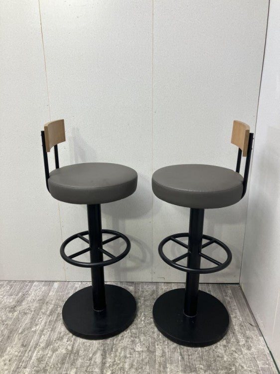 オカムラハイチェア2脚セット 商品画像4