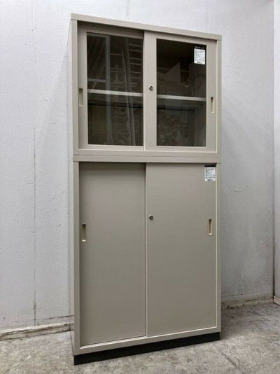 コクヨガラススライド上下書庫 商品画像1